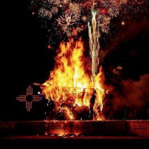 Burning of the Bull and fireworks